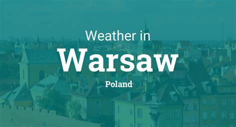current time in warsaw poland and weather