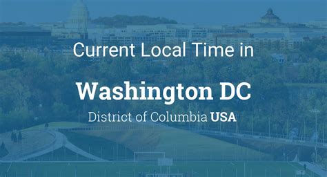 Current Time Of Washington Dc