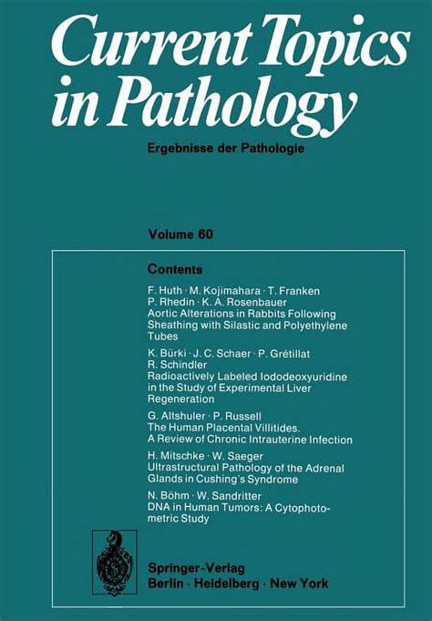 current topics in pathology