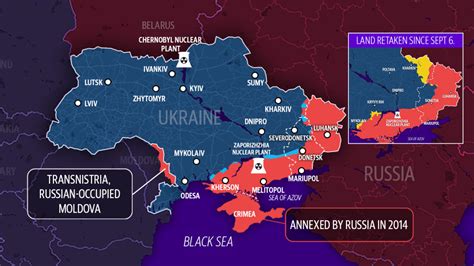 current ukraine war map today