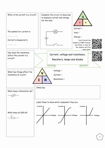 current voltage and resistance worksheet answers unit 9.3