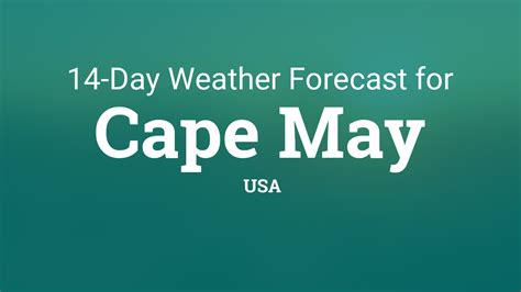 Current Weather and Water Conditions in Cape May for Fishing