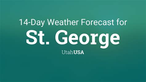 current weather in st george utah