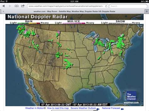 current weather radar map usa today