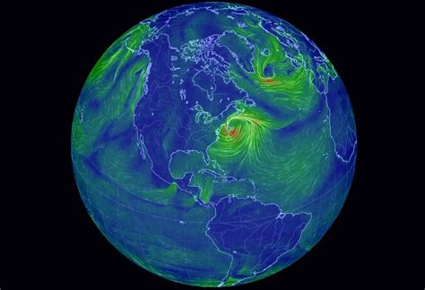 current wind speed map