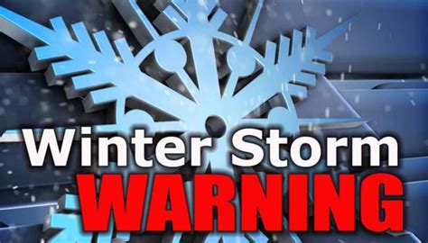current winter storm warning