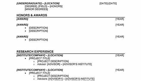 Curriculum Vitae Cv Samples - Fotolip