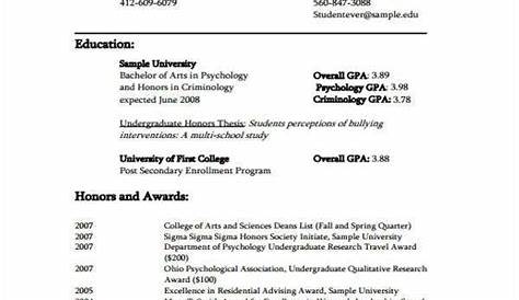 Student CV: Templates + 20 Examples for 2024