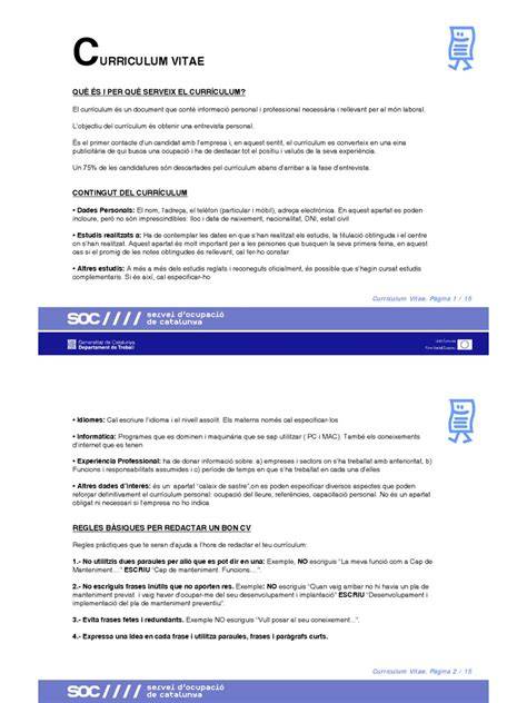 CV Català