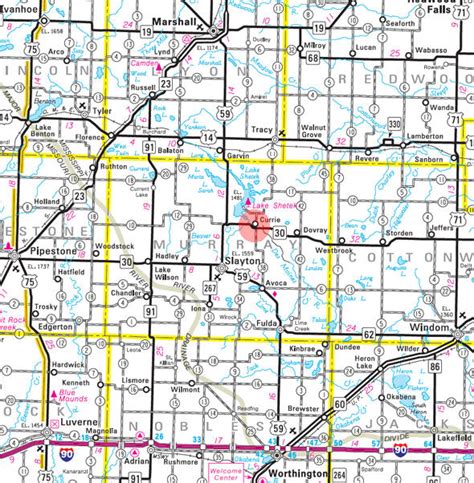 Currie Mn Map