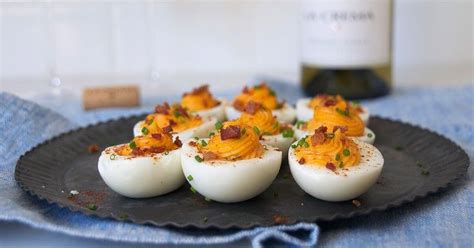 Curry Bacon Deviled Eggs
