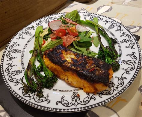 Curry Paste On Salmon