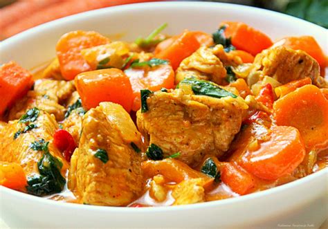 curry z kurczakiem i warzywami