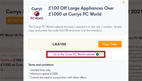Currys Offer Code