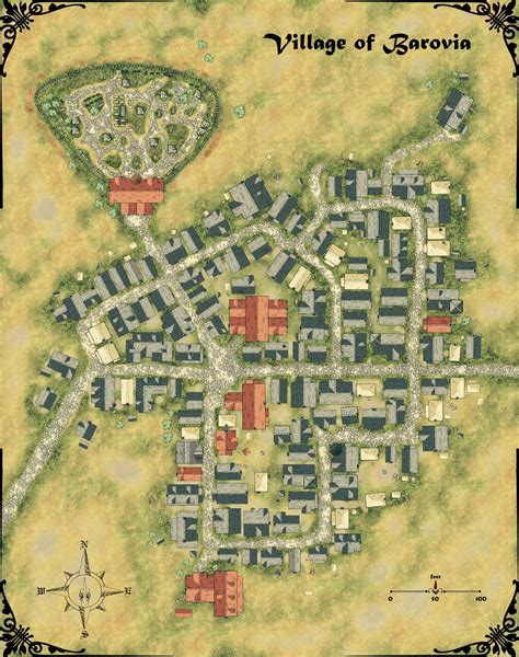 curse of strahd village of barovia map