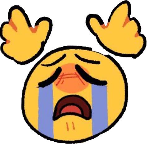 cursed crying emoji png