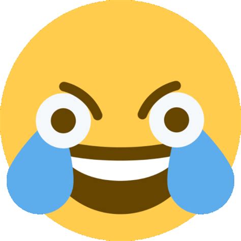 cursed laughing crying emoji