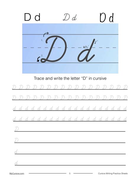 Cursive D