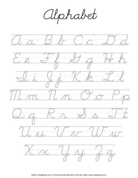 cursive writing practice sheets pdf printable template