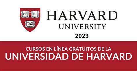 cursos gratis de la universidad de harvard