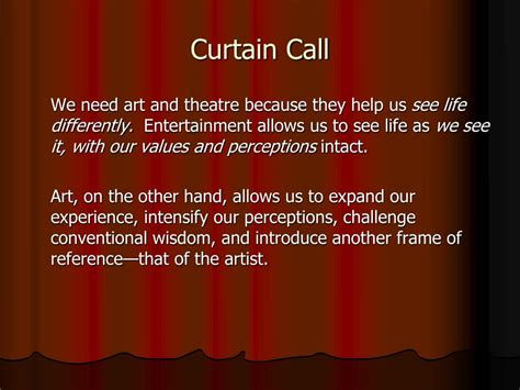 Curtain Call Definition And Examples