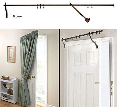 curtain pole for front door curtain