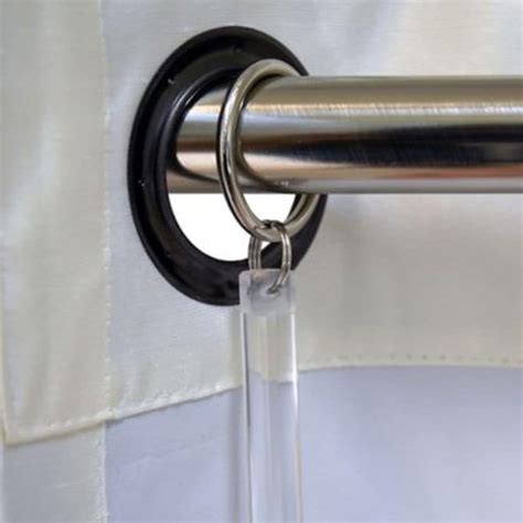 curtain pull rods clear