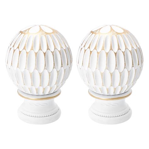 Curtain Rod End Knobs