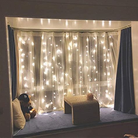 Curtain String Lights For Bedroom