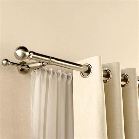 curtains and curtain poles