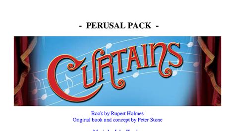 Curtains Character Breakdown