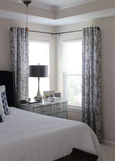Curtains For Corner Windows In Bedroom