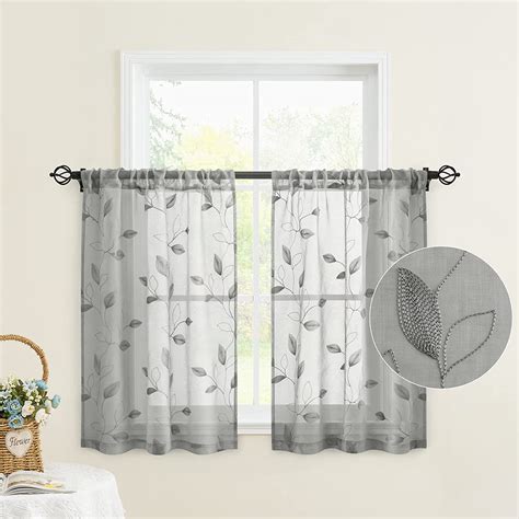 curtains for gray kitchen