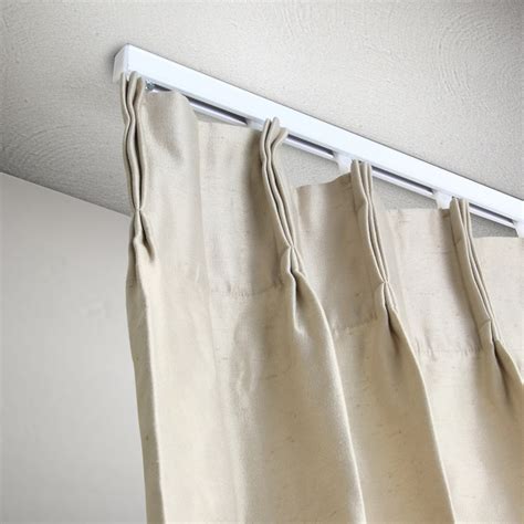 curtains hang from ceiling