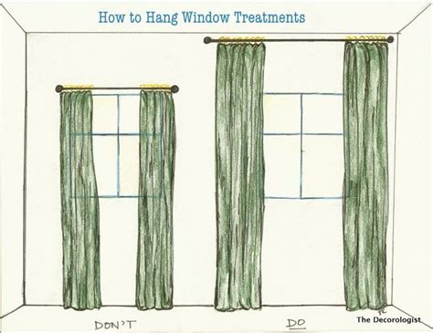 Curtains Hung Higher Than Window