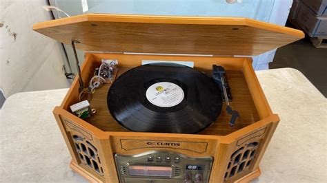 Vintage Curtis Mathes Console Stereo Receiver Record Player