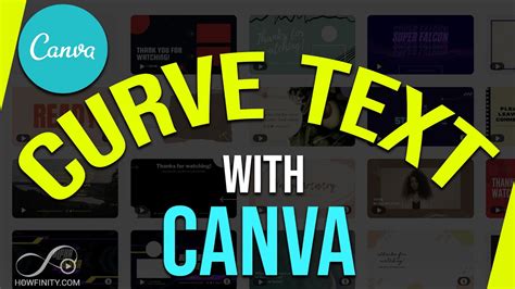 Curved Text in Canva