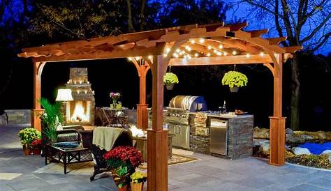 Curved pergola... With a curved porch ;) Dream home