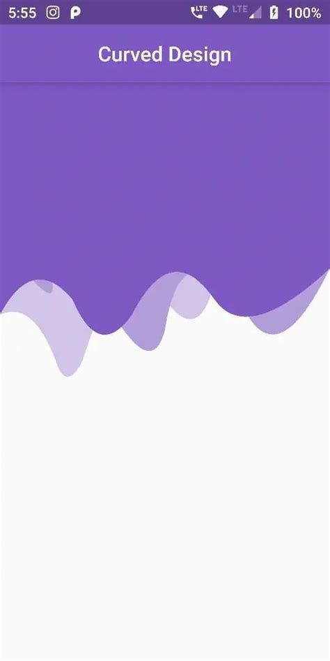Curved Background Flutter