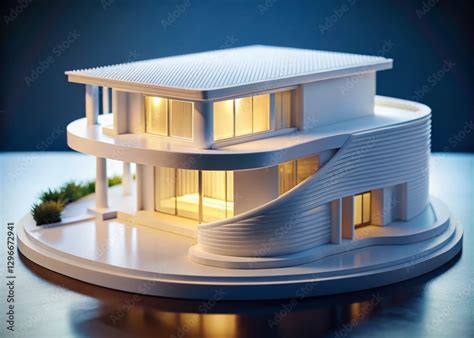 Curved House Model