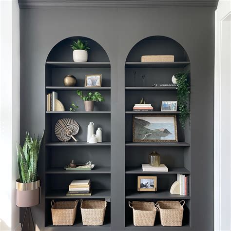 Curved Top Arch Bookcase