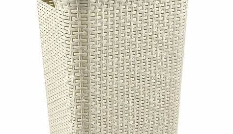 Curver Laundry Basket 60l White Infinity Clothes Hamper Dots 60L