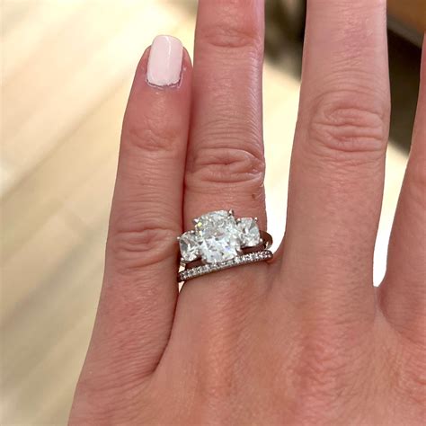 26+ Cushion Cut Wedding Set