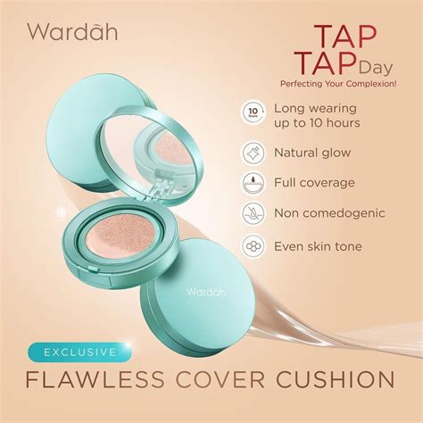 WARDAH EXCLUSIVE FLAWLESS COVER CUSHION Shopee Indonesia