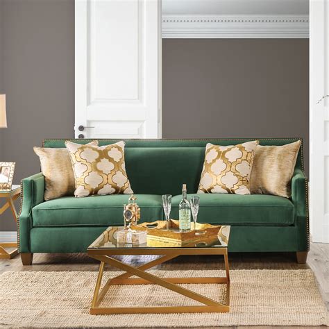 New Cushions For Emerald Green Sofa With Low Budget