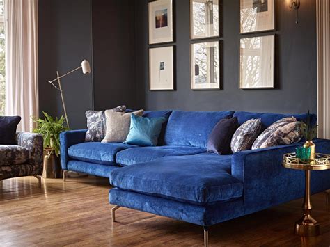 Review Of Cushions On Blue Velvet Sofa New Ideas