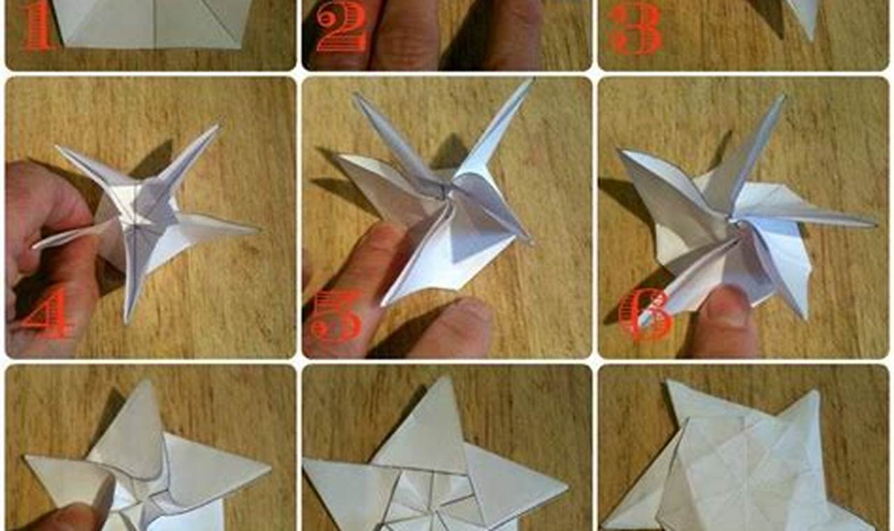 Cussinus Origami Sterne Anleitung: Erstelle wunderschöne 3D-Sterne aus Papier