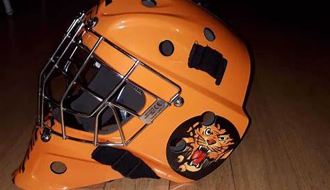 Completely Custom Vinyl Mask Decals | Hockey Goalie