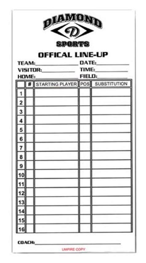 Baseball Lineup Card Template Excel Cards Resume Examples JvDX2mB8OV