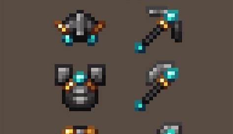 Glitter and Gold Netherite Gear Minecraft Texture Pack